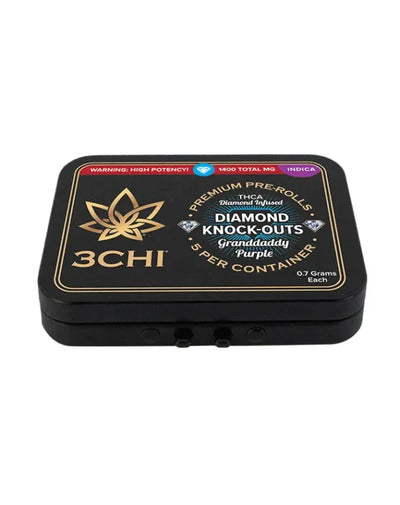 3 CHI .7g Diamond Knock-Out THCA Infused Pre-Roll