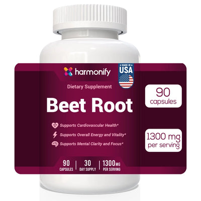 HARMONIFY Beet Root Capsules  – 90 Capsules