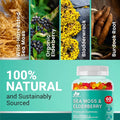 Sea Moss Elderberry Gummies Vitamin C D + Zinc Bio Vitalica