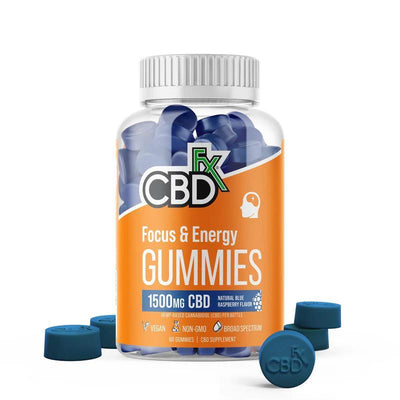 CBD-FX CBD Gummies for Focus & Energy 1500mg