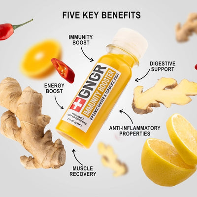 Immunity Booster Shot: Ginger & Turmeric, Immunity Support