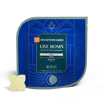 HomeTown Hero D9 Live Rosin Canna Classic Gummies 25mg