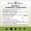 Herbal Roots Organic Turmeric Curcumin Capsules
