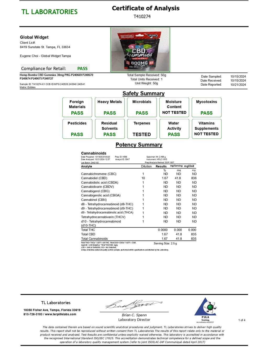 Hemp Bombs  CBD Gummies – High Potency 30 MG CBD