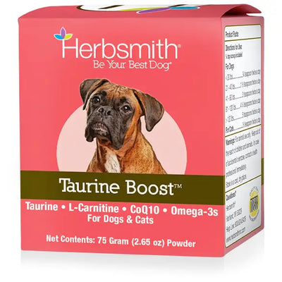 Hebsmith Taurine Boost - Featuring Taurine • L-Carnitine • Omega 3's • Coenzyme Q10