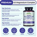 WhyNot Natural 4-in-1 Magnesium Complex Supplement 300 Mg Per Serving