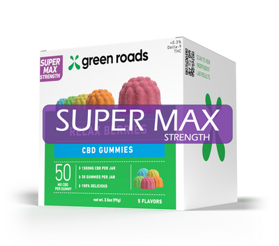 Green Roads RELAX BERRIES *SUPER MAX STRENGTH* (50mg/ea)