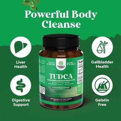 Tudca Capsules – Liver & Gallbladder Detox Cleanse