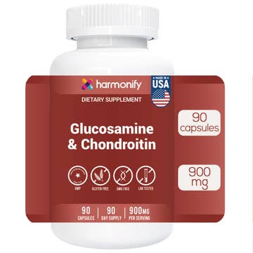 HARMONIFY Glucosamine & Chondroitin 900mg Per Serving, 90 Ct