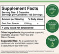 Double Wood Supplements Beet Root Capsules - 210 Capsules