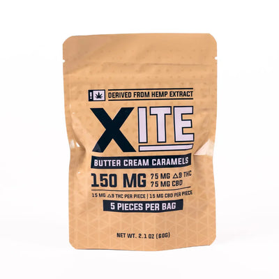 Xite Delta-9 Butter Cream Caramels 5 Count