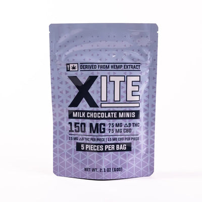Xite Delta-9 Milk Chocolate Minis 5 Count